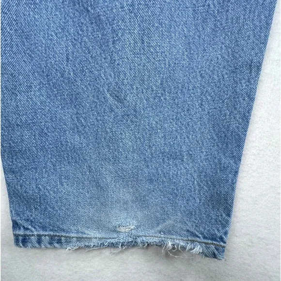 Carhartt B17 DST Relaxed Fit Jeans Mens 50x30 Blue Denim Work Pants Medium Wash - Picture 12 of 13